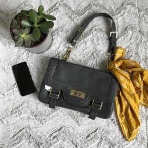 Grey & Gold Olive + Olivia Handbag